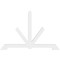 Ekena Millwork Vanguard Architectural Grade PVC Gable Bracket, 108"W x 72"H x 4"D x 6"F, 16/12 Pitch GBP108X72X0406VAN00 - alternate 4